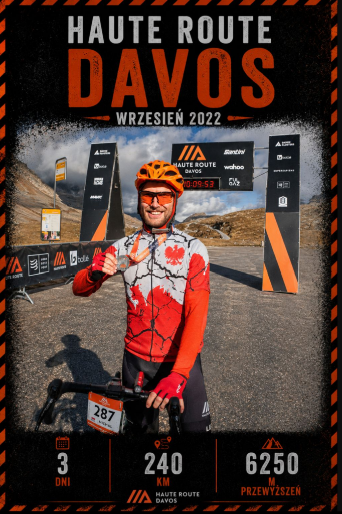 Haute Route Davos 2022 - 240 km i 6250 m przewyższenia